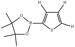 4,4,5,5-tetramethyl-2-(thiophen-2-yl-d3)-1,3,2-dioxaborolane Structure