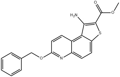 2243953-80-0 methyl 1-amino-7-(benzyloxy)thieno[3,2-f]quinoline-2-carboxylate
