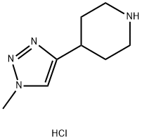 4-(1-methyl-1H-1,2,3-triazol-4-yl)piperidine dihydrochloride|2244087-77-0