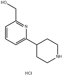 (6-(piperidin-4-yl)pyridin-2-yl)methanol dihydrochloride Structure