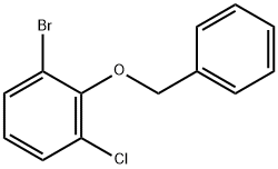 2-(Benzyloxy)-1-bromo-3-chlorobenzene 结构式