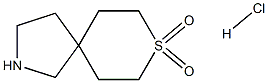 8-thia-2-azaspiro[4.5]decane 8,8-dioxide hydrochloride Structure
