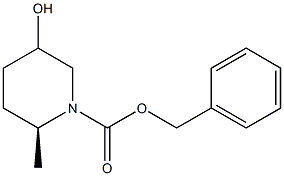 benzyl (2S)-5-hydroxy-2-methylpiperidine-1-carboxylate Structure
