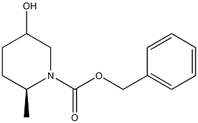 苯甲基 (2S)-5-羟基-2-甲基-哌啶-1-甲酸基酯, 2250240-94-7, 结构式