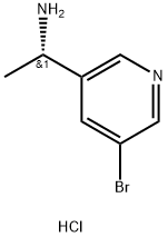 (S)-1-(5-BROMOPYRIDIN-3-YL)ETHANAMINE DIHYDROCHLORIDE Structure