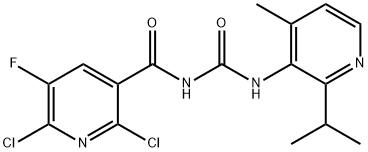 2,6-dichloro-5-fluoro-N-((2-isopropyl-4-methylpyridin-3-yl)carbamoyl)nicotinamide|2,6-二氯-5-氟-N-[(2-异丙基-4-甲基吡啶-3-基)羰基]烟酰胺