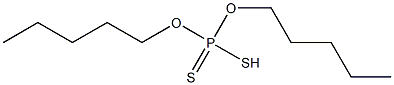 Phosphorodithioic acid, O,O-dipentyl ester 结构式