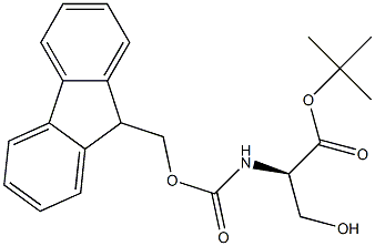 Nalpha-Fmoc-D-serine tert-Butyl Ester 化学構造式