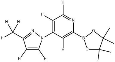 2256705-34-5 4-(3-(methyl-d3)-1H-pyrazol-1-yl-4,5-d2)-2-(4,4,5,5-tetramethyl-1,3,2-dioxaborolan-2-yl)pyridine-3,5,6-d3