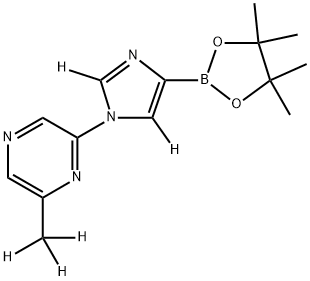 2-(methyl-d3)-6-(4-(4,4,5,5-tetramethyl-1,3,2-dioxaborolan-2-yl)-1H-imidazol-1-yl-2,5-d2)pyrazine|