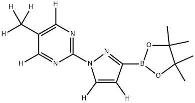 2256705-83-4 5-(methyl-d3)-2-(3-(4,4,5,5-tetramethyl-1,3,2-dioxaborolan-2-yl)-1H-pyrazol-1-yl-4,5-d2)pyrimidine-4,6-d2