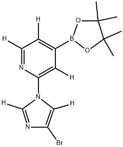 2256706-90-6 2-(4-bromo-1H-imidazol-1-yl-2,5-d2)-4-(4,4,5,5-tetramethyl-1,3,2-dioxaborolan-2-yl)pyridine-3,5,6-d3