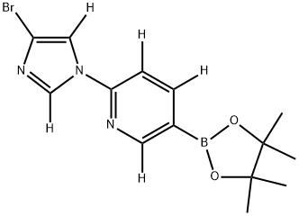 2-(4-bromo-1H-imidazol-1-yl-2,5-d2)-5-(4,4,5,5-tetramethyl-1,3,2-dioxaborolan-2-yl)pyridine-3,4,6-d3|