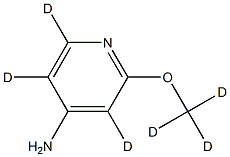2-(methoxy-d3)pyridin-3,5,6-d3-4-amine Structure