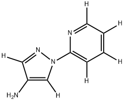 1-(pyridin-2-yl-d4)-1H-pyrazol-3,5-d2-4-amine|