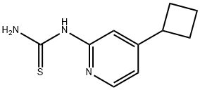 1-(4-cyclobutylpyridin-2-yl)thiourea 结构式