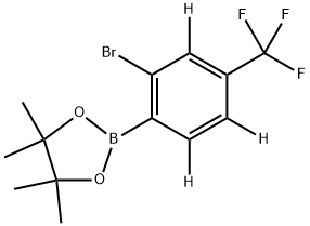 2-(2-bromo-4-(trifluoromethyl)phenyl-3,5,6-d3)-4,4,5,5-tetramethyl-1,3,2-dioxaborolane|