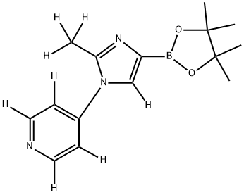 4-(2-(methyl-d3)-4-(4,4,5,5-tetramethyl-1,3,2-dioxaborolan-2-yl)-1H-imidazol-1-yl-5-d)pyridine-2,3,5,6-d4|