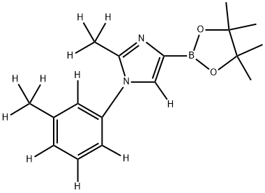 2-(methyl-d3)-1-(3-(methyl-d3)phenyl-2,4,5,6-d4)-4-(4,4,5,5-tetramethyl-1,3,2-dioxaborolan-2-yl)-1H-imidazole-5-d|