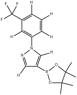 2256711-15-4 4-(4,4,5,5-tetramethyl-1,3,2-dioxaborolan-2-yl)-1-(3-(trifluoromethyl)phenyl-2,4,5,6-d4)-1H-pyrazole-3,5-d2