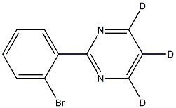 2-(2-bromophenyl)pyrimidine-4,5,6-d3 Structure