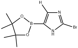 2-bromo-4-(4,4,5,5-tetramethyl-1,3,2-dioxaborolan-2-yl)-1H-imidazole-5-d Structure