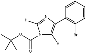 tert-butyl 4-(2-bromophenyl)-1H-imidazole-1-carboxylate-2,5-d2|