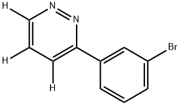 3-(3-bromophenyl)pyridazine-4,5,6-d3,2256712-34-0,结构式