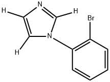 1-(2-bromophenyl)-1H-imidazole-2,4,5-d3 Struktur