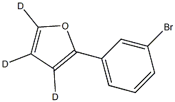 2-(3-bromophenyl)furan-3,4,5-d3|