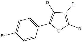 2-(4-bromophenyl)furan-3,4,5-d3,2256712-92-0,结构式