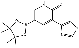 2256754-93-3 5-(4,4,5,5-tetramethyl-1,3,2-dioxaborolan-2-yl)-3-(thiazol-4-yl)pyridin-2(1H)-one