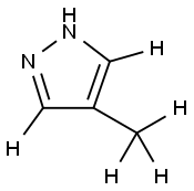 4-(methyl-d3)-1H-pyrazole-3,5-d2 Struktur