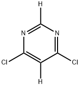 4,6-dichloropyrimidine-2,5-d2 结构式