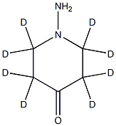 1-aminopiperidin-4-one-2,2,3,3,5,5,6,6-d8 Structure