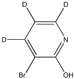 3-bromopyridin-4,5,6-d3-2-ol 化学構造式