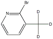 2-bromo-3-(methyl-d3)pyridine Structure