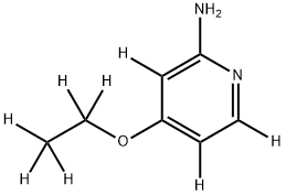 4-(ethoxy-d5)pyridin-3,5,6-d3-2-amine 结构式