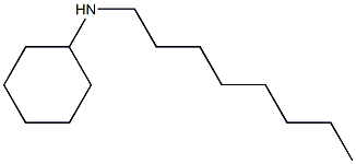 N-octylcyclohexanamine Structure