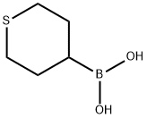 B-(tetrahydro-2H-thiopyran-4-yl)boronic acid 结构式