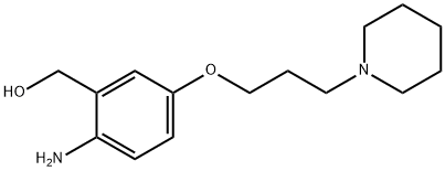 Benzenemethanol, 2-amino-5-[3-(1-piperidinyl)propoxy]-|(2-氨基-5-(3-(哌啶-1-基)丙氧基)苯基)甲醇