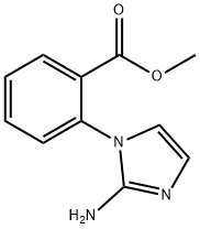 methyl 2-(2-amino-1H-imidazol-1-yl)benzoate 结构式