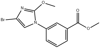 methyl 3-(4-bromo-2-methoxy-1H-imidazol-1-yl)benzoate,2294946-13-5,结构式