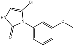 5-bromo-1-(3-methoxyphenyl)-1,3-dihydro-2H-imidazol-2-one Structure