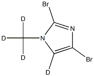 2,4-dibromo-1-(methyl-d3)-1H-imidazole-5-d|