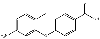 4-(5-amino-2-methylphenoxy)benzoic acid, 2303565-76-4, 结构式