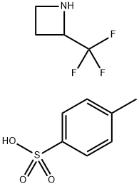 2-三氟甲基氮杂环丁烷甲苯磺酸盐,2305079-51-8,结构式