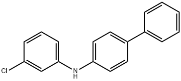 N-(3-氯苯基)-[1,1′-联苯]-4-胺 结构式