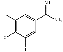 4-hydroxy-3,5-diiodobenzamidine Structure