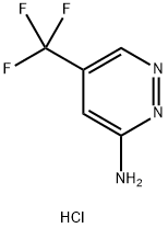 5-Trifluoromethyl-pyridazin-3-ylamine hydrochloride Structure